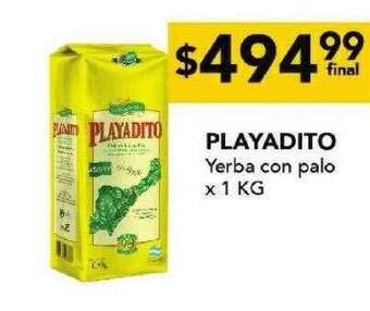 Nini Mayorista Playadito yerba con palo oferta
