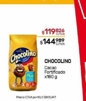 Nini Mayorista Chocolino cacao fortificado oferta
