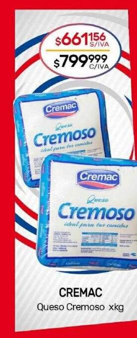 Nini Mayorista Cremac queso cremoso oferta