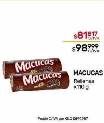 Nini Mayorista Macucas rellenas oferta