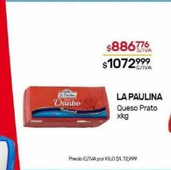 Nini Mayorista La paulina queso prato oferta