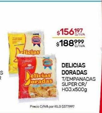 Nini Mayorista Delicias doradas t empanadas super cr hoj oferta