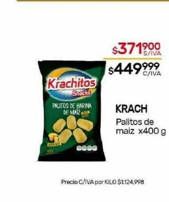 Nini Mayorista Krach palitos de maiz oferta