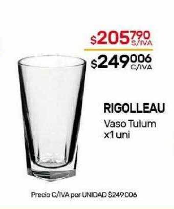 Nini Mayorista Rigolleau vaso tulum oferta