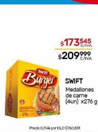 Nini Mayorista Swift medallones de carne oferta