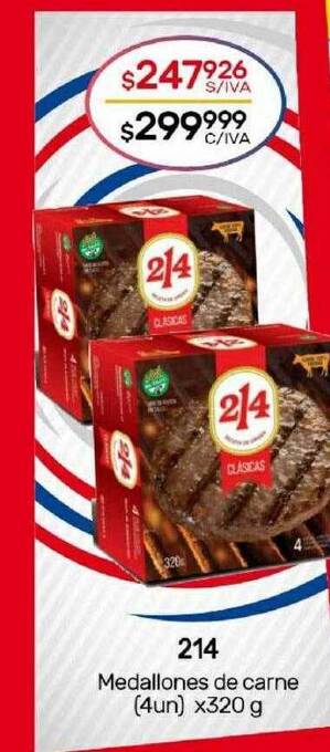 Nini Mayorista 214 medallones de carne oferta