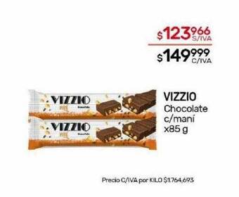 Nini Mayorista Vizzio chocolate c maní oferta