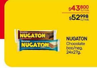 Nini Mayorista Nugaton chocolate bco neg oferta