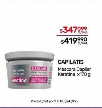 Nini Mayorista Capilatis mascara capilar keratina oferta