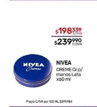 Nini Mayorista Nivea creme cr. p manos lata oferta