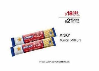 Nini Mayorista Misky turrón oferta