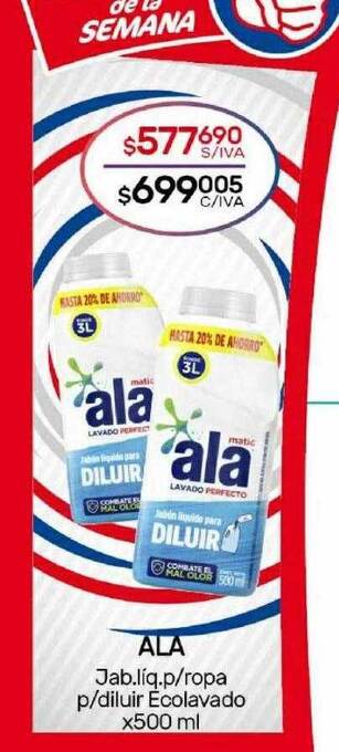Nini Mayorista Ala jab. líq. p ropa p diluir ecolavado oferta