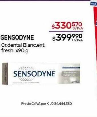 Nini Mayorista Sensodyne cr. dental blanc. ext. fresh oferta