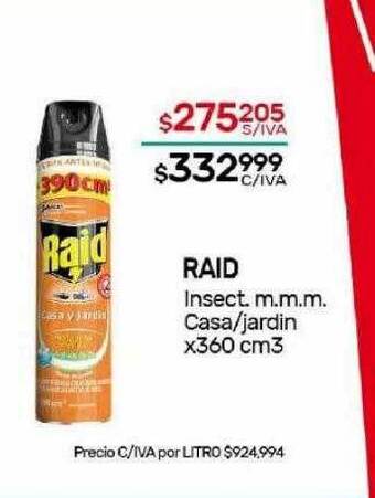 Nini Mayorista Raid insect m.m.m. casa jardin oferta