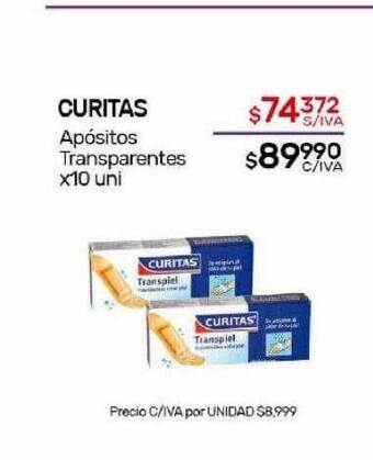 Nini Mayorista Curitas apósitos transparentes oferta