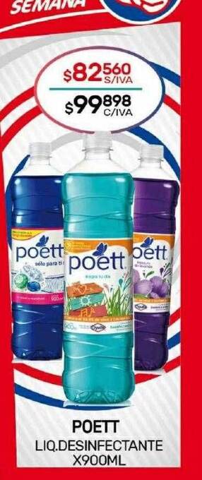 Nini Mayorista Poett liq. desinfectante oferta