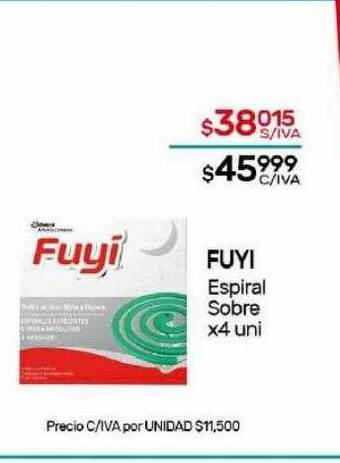 Nini Mayorista Fuyi espiral sobre oferta