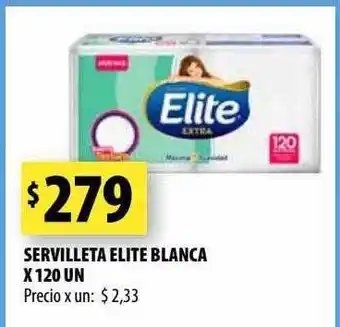 Punto Mayorista Servilleta elite blanca oferta