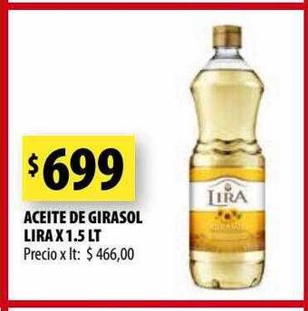 Punto Mayorista Aceite de girasol lira oferta