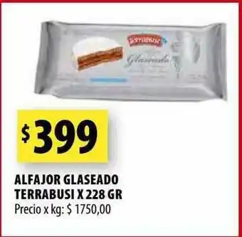 Punto Mayorista Alfajor glaseado terrabusi oferta