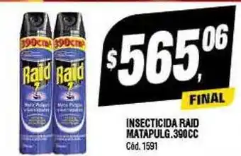 Supermercados Yaguar Insecticida raid matapulg oferta