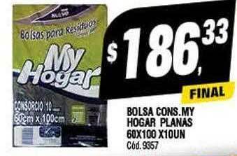Supermercados Yaguar Bolsa cons. my hogar planas oferta