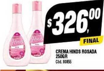 Supermercados Yaguar Crema hinds rosada oferta