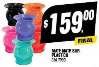 Supermercados Yaguar Mate matrisur plastico oferta