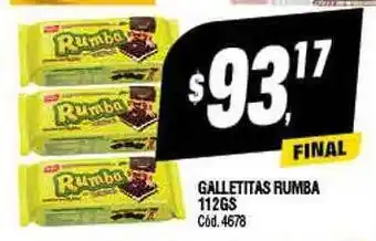 Supermercados Yaguar Galletitas rumba oferta