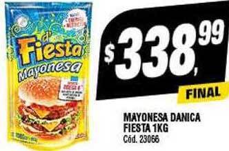 Supermercados Yaguar Mayonesa danica fiesta oferta