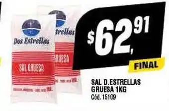 Supermercados Yaguar Sal d. estrellas gruesa oferta