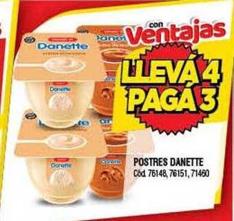 Supermercados Yaguar Postres danette oferta
