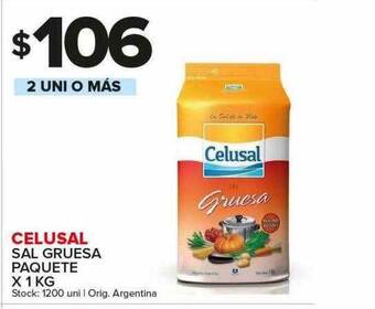 Carrefour Maxi Celusal sal gruesa paquete oferta