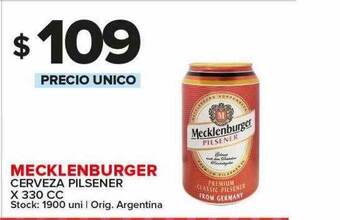 Carrefour Maxi Mecklenburger cerveza pilsener oferta