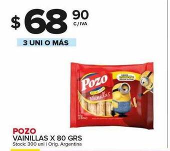 Carrefour Maxi Pozo vainillas oferta