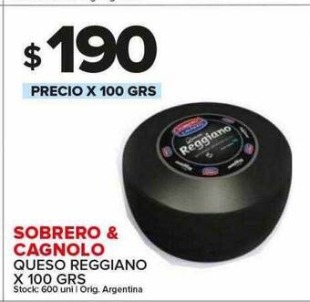 Carrefour Maxi Sobrero & cagnolo queso reggiano oferta