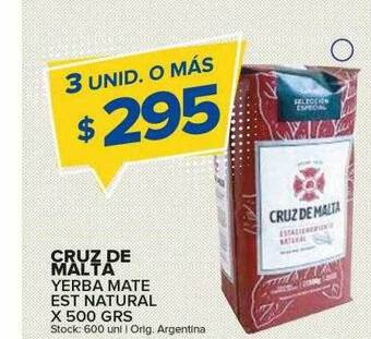 Carrefour Maxi Cruz de malta yerba mate est natural oferta