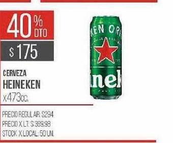 Disco Cerveza heineken oferta