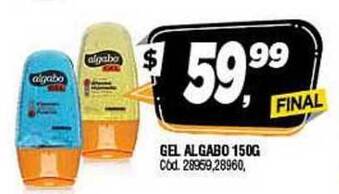 Supermercados Yaguar ALGABO GEL 150g oferta