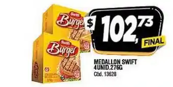 Supermercados Yaguar SWIFT MEDALLON 4UNID.276G oferta