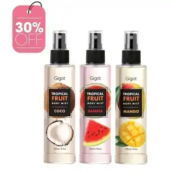 Gigot Tropical fruit set x3 body mist oferta