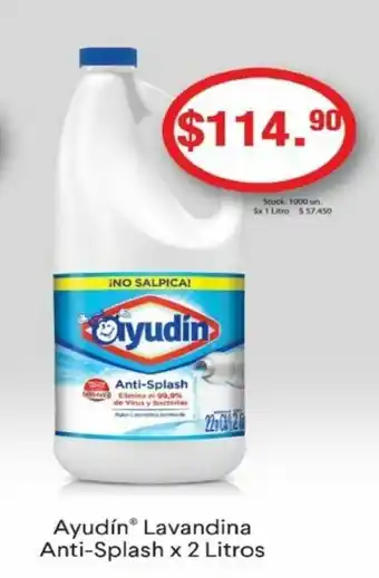 Supermercados Top Ayudín Lavandina Anti-Splash x 2 Litros oferta