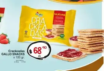 Gallo Snacks Crackeadas x 100gr