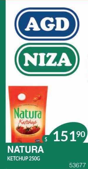 Masivos Natura ketchup oferta