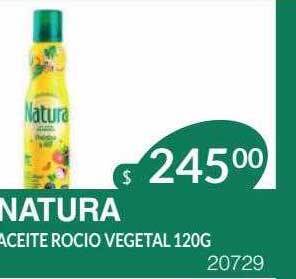 Masivos Natura aceite rocio vegetal oferta