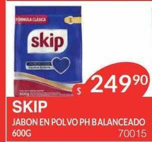 Masivos Skip jabon en polvo ph balanceado oferta