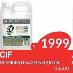Masivos Cif detergente a gel neutro oferta