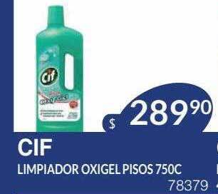 Masivos Cif limpiador oxigel pisos oferta