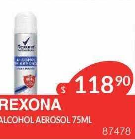 Masivos Rexona alcohol aerosol oferta