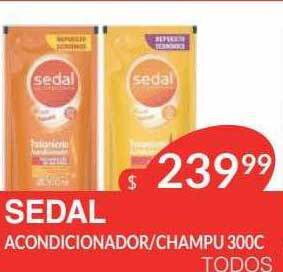 Masivos Sedal acondicionador champu oferta